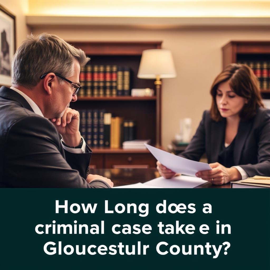 How long does a criminal case take in Gloucester County